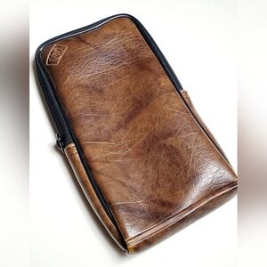 Vintage HP Hewlett Packard Brown Soft Calculator Case